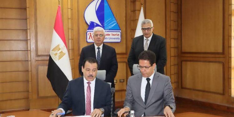 تعاون بين جامعة الوادى الجديد الأهلية وشركة بداية لتسويق خدمات جامعة بنها