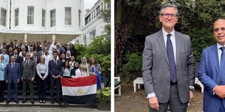 رئيس الجامعة البريطانية في القاهرة يلتقي بسفير مصر بالمملكة المتحدة