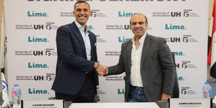 مؤسسة جلوبال الجامعية توقع مذكرة تفاهم مع شركة لايم لتسهيل سداد الرسوم الدراسية للطلاب دون عوائق