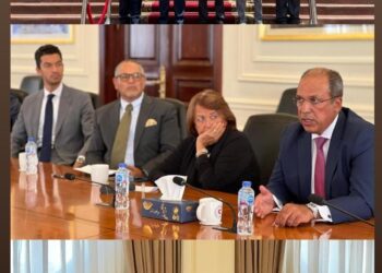 رئيس الجامعة البريطانية يستقبل مدير المنظمة العربية للتنمية بجامعة الدول